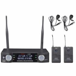 NWORK N201 U 2 YAKA SABİT ÇİFT KANAL UHF KABLOSUZ SİSTEM