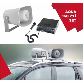  AQUA 160 2 Lİ SET  ARAÇ ÜSTÜ SES SİSTEMİ