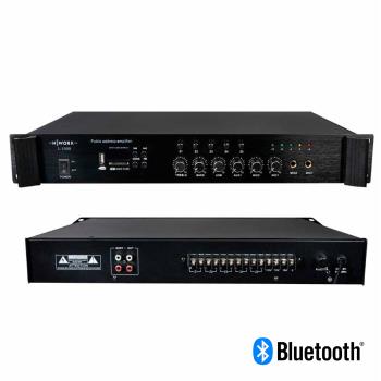 NWORK L1000 100W 5 ZONE HAT TRAFOLU MİKSER AMPLİFİKATÖR