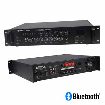 NWORK F6350 350 W 6 ZONE VOLUME KONTROL HAT TRAFOLU MİKSER AMPLİFİKATÖR